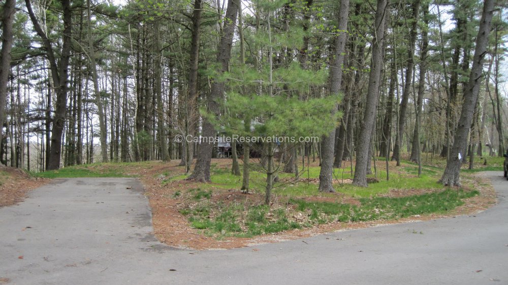 Campsite 216 in KohlerAndrae State Park Campground at KohlerAndrae State Park, Wisconsin